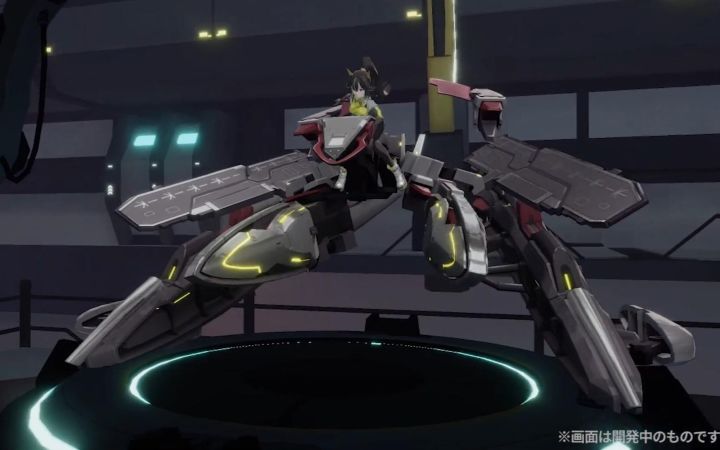 3D少女机甲RPG手游 机体实机展示:出云试作型(斯蒂卡) 曙光破坏者(露易丝) 代号:艾塔 2022年日服公测截图