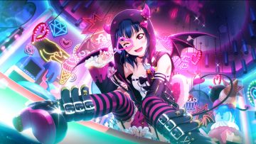 【LL群星闪耀】UR展示——【津岛善子-恶魔摇滚乐手】