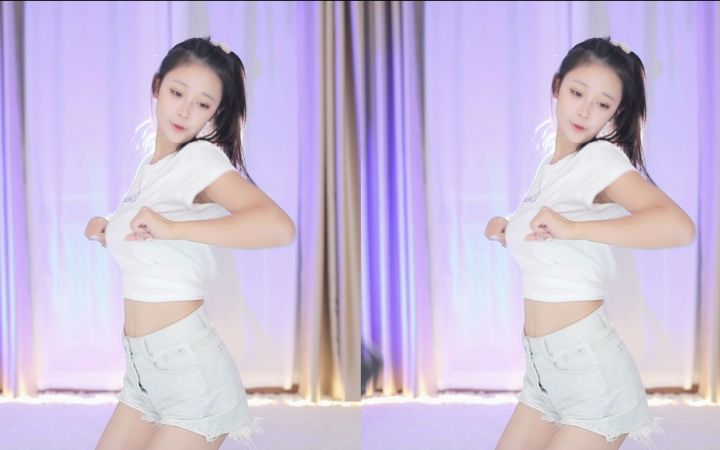 【鱼子酱】《只是长胖》白色常服版 直播跳舞录屏截图