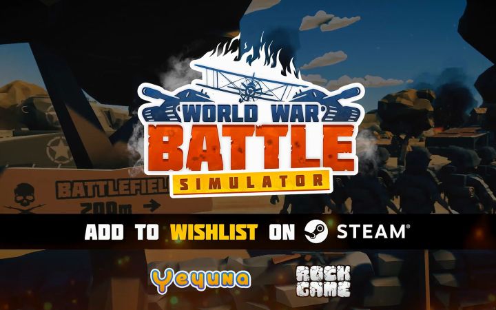 随意切任何第一人称+军队模拟!策略新游《World War Battle Simulator》预告片截图