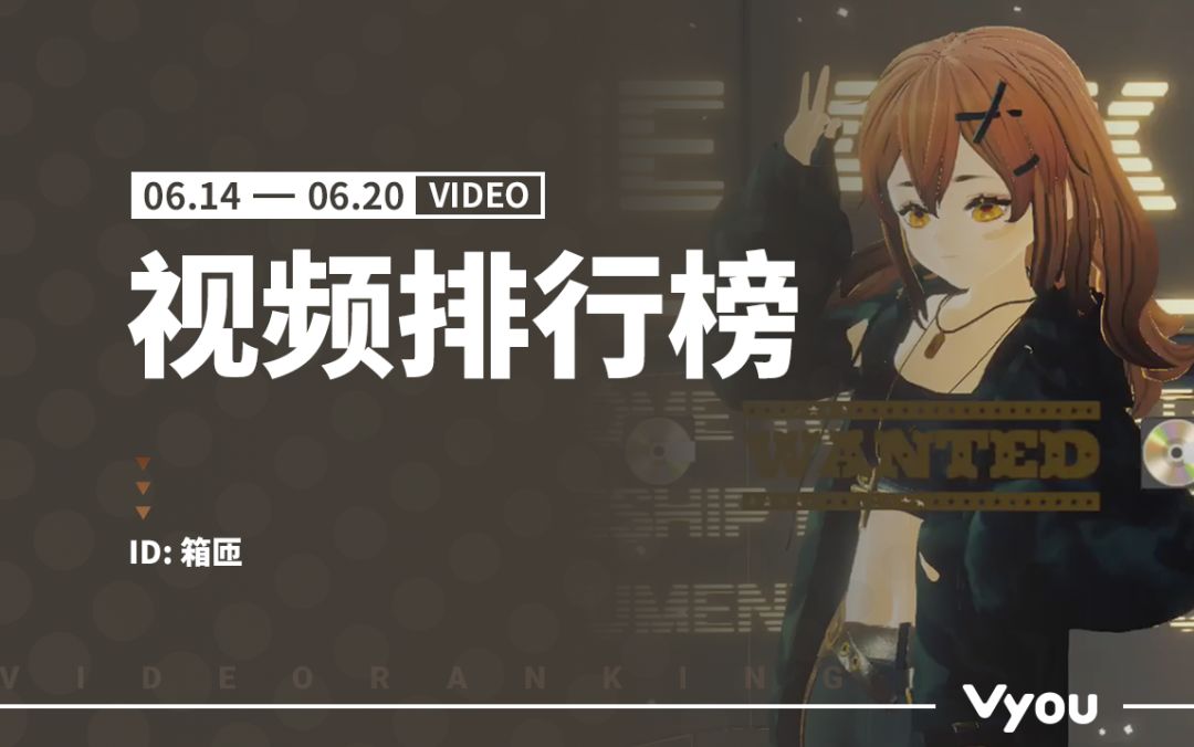Vyou微你周刊排行榜·视频榜（6.14-6.20）截图