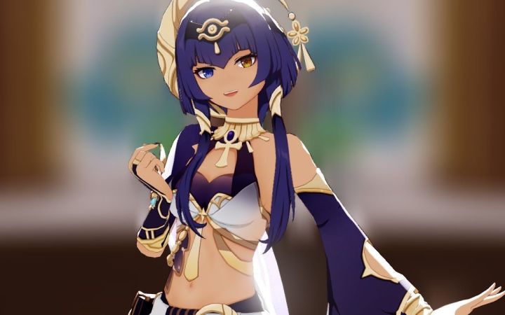 【原神MMD】summertime【坎蒂丝】【搬运】截图
