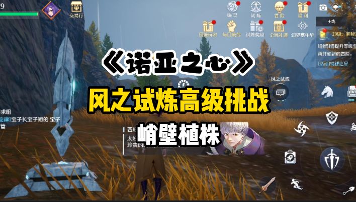 诺亚之心:风之试炼峭壁植株难度很高?只需一个物品全解决截图