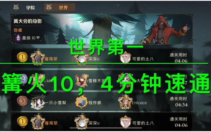 篝火10，4分速通，世界第一！截图