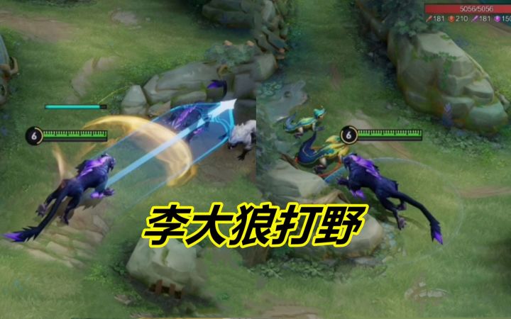 李大狼如何打野?躲在暗出偷袭刘备,完全没有游戏体验截图