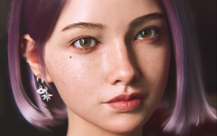 蓝洞旗下高仿真虚拟数字人偶像 安娜(Anna)出道 首个单曲SHINE BRIGHT截图
