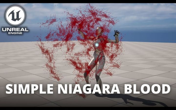 如何在虚幻引擎 5 中制作简单的Niagara流血效果 | 只需 5 分钟截图