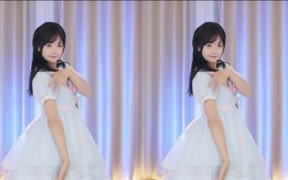 【鱼子酱】《怦然心动》蓝色连衣裙套装 直播跳舞录屏
