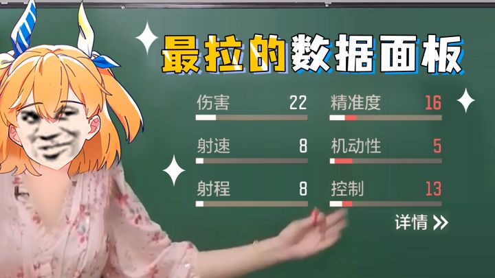 【使命召唤手游】属性面板最拉的武器来咯！你们绝对猜不到截图