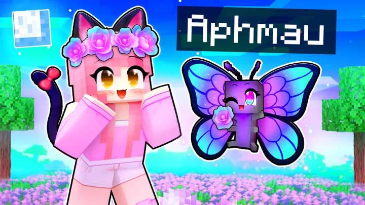 【Aphmau】在我的世界里扮演一只可爱的蝴蝶!截图