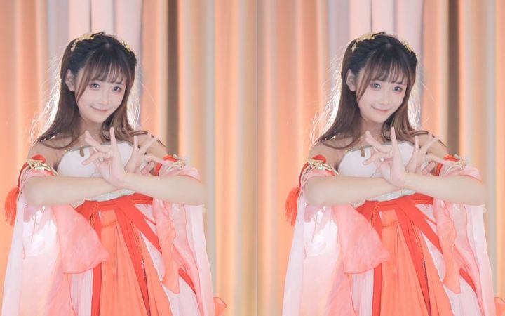 【鱼子酱】《赐我》古风汉服套装 直播跳舞录屏截图