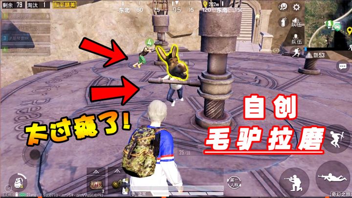 奔奔:新模式玩法区别咋就那么大呢?自创毛驴拉磨,玩的真过瘾!截图