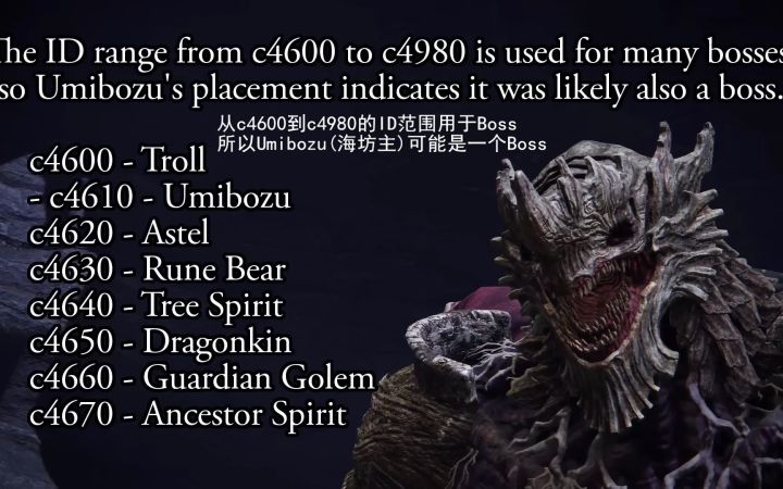 《艾尔登法环》未被使用的BOSS截图