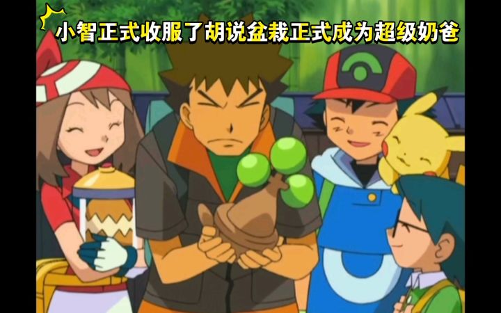 精灵宝可梦 小智正式收服了胡说盆栽正式成为超级奶爸截图