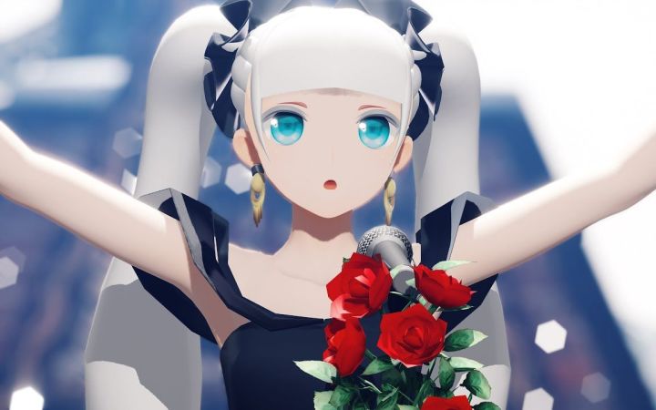 【MMD】白如雪的公主啊【Miku】【搬运】截图