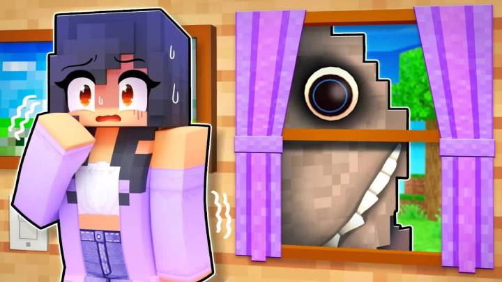 【Aphmau】《我的世界》里窗口里的男人!截图