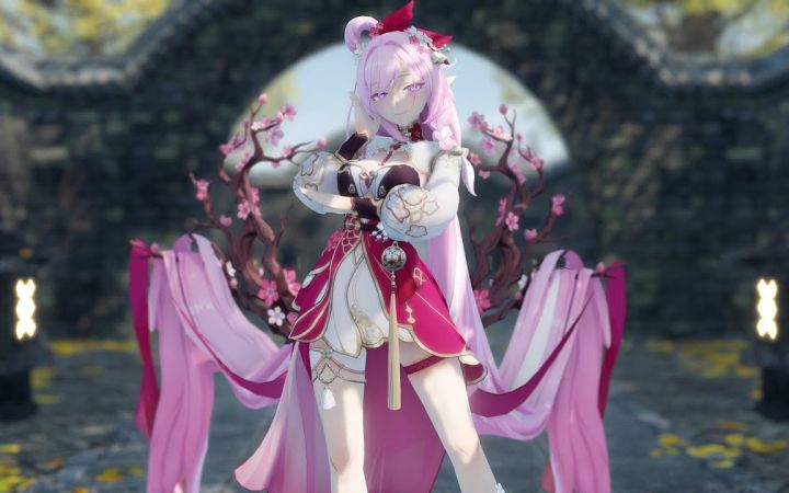 【崩坏MMD】倾杯【爱莉希雅】【搬运】截图