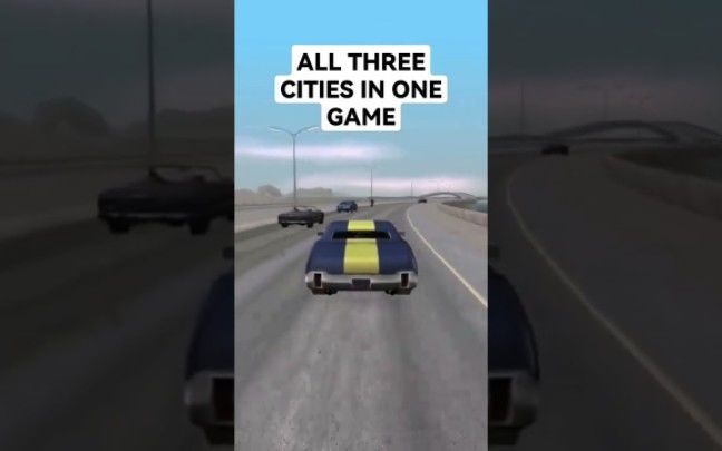 【短视频】GTA MIXED模组(所有三个城市都在一个游戏中)截图