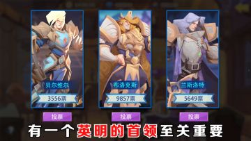 在《拔剑称王》中，有一个英明的首领，至关重要！