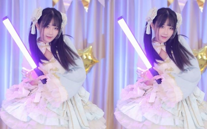 【鱼子酱】《Back To Me》中华风洛丽塔打歌服套装 直播跳舞录屏截图