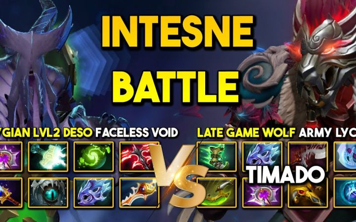 6神装1号位对决!圣剑虚空假面 VS Timado狼人【DOTA2】截图