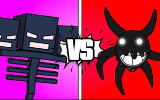 【搬运YouTube】screech vs 凋零丨我的世界 vs roblox Doors丨Toon Punch EP11