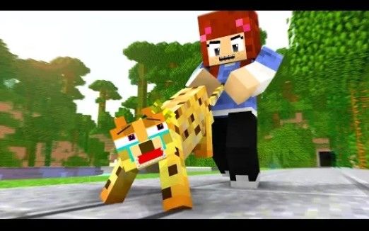 【搬运】豹猫的生活Movie丨Craftronix我的世界动画截图