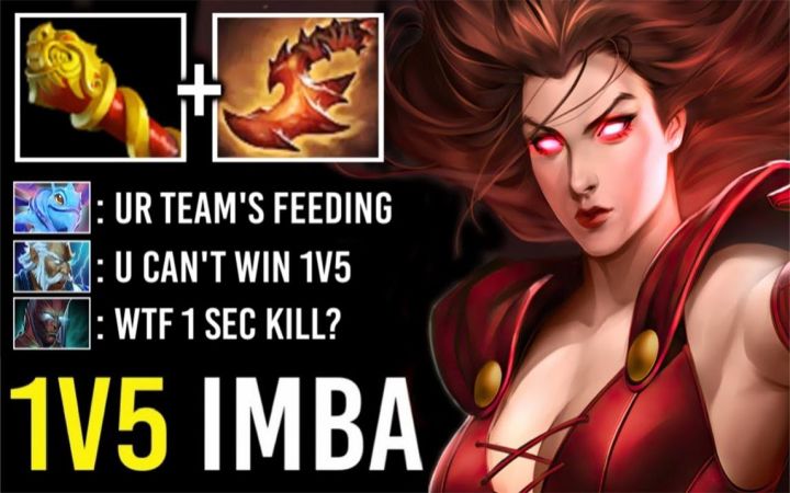 [DOTA2]当对面有个苍蝇帕克怎么办？火女：摁住一波就行了！截图
