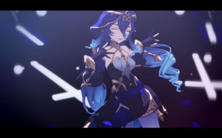 【原神MMD】帝国少女【莱依拉】【搬运】截图
