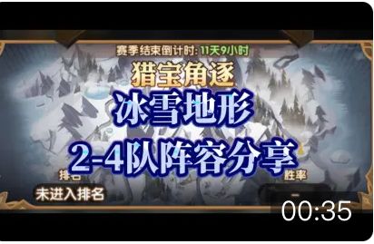 【逆崆】《剑与远征》猎宝角逐冰雪地形2-4队阵容分享截图