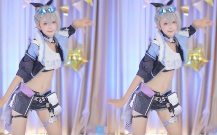 【鱼子酱】《1》银狼限定 直播跳舞录屏截图