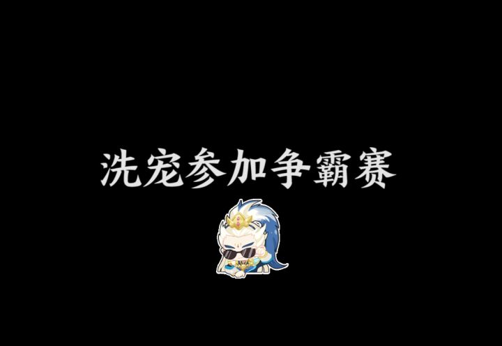 洗出六技能参加争霸赛截图