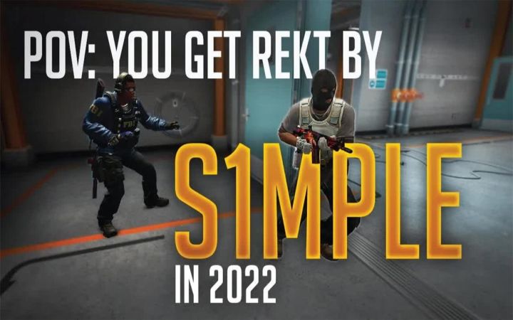 【CSGO】2022年对抗s1mple是什么感觉!?(被害人视角)截图
