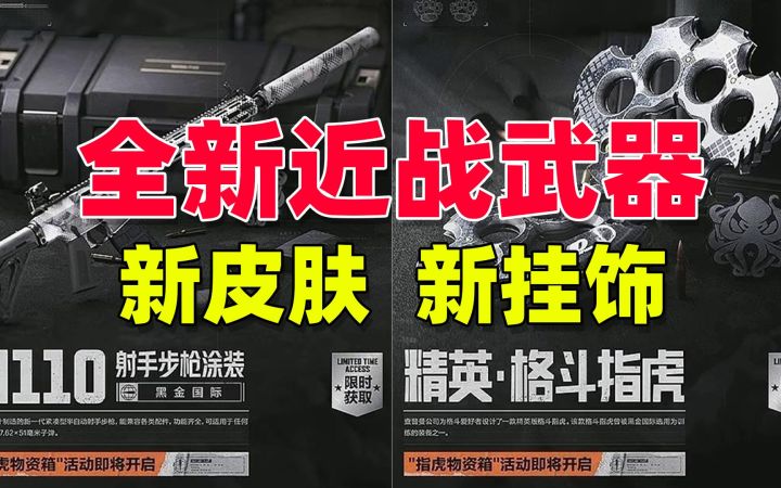 暗区突围：新赛季，全新近战武器，新皮肤，新挂饰截图