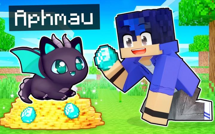 【Aphmau】我的世界|小猫龙Playing Minecraft as a LOYAL Dragon Kitten!截图