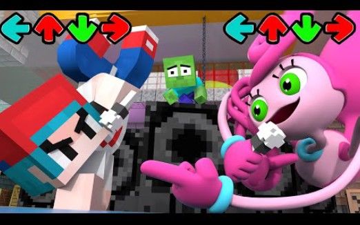 怪物学院动画:星期五之夜vs长腿妈咪 Battle of Die丨我的世界动画 Poppy playtime 2截图