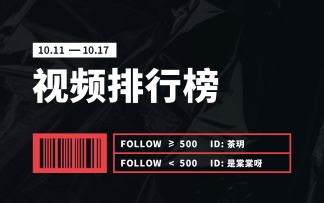 Vyou微你名人榜·视频榜（10.11-10.17）