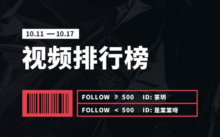 Vyou微你名人榜·视频榜（10.11-10.17）截图