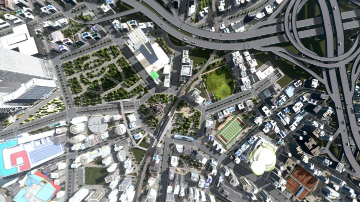 【城市天际线 Cities: Skylines】Karlsburg 跟着自驾游汽车看城市截图