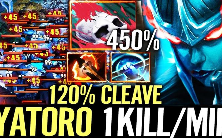 12分钟7杀!YATORO幻影刺客,狂战A杖分身 VS剑圣【DOTA2】截图