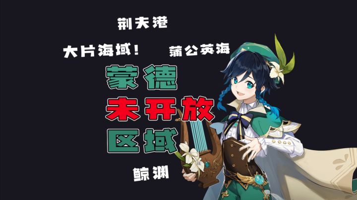 蒙德还有大片海域,荆夫港可能是最大港口截图