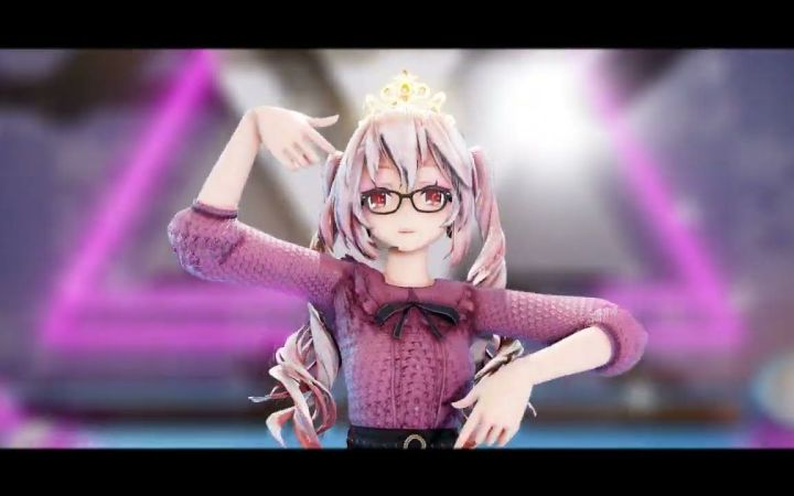 【MMD】恋爱哲学【Teto-Pink Princess】【搬运】截图