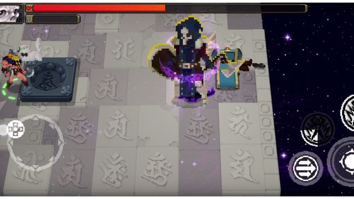 修罗：这boss真难打，还带个砍人的疯狗。截图