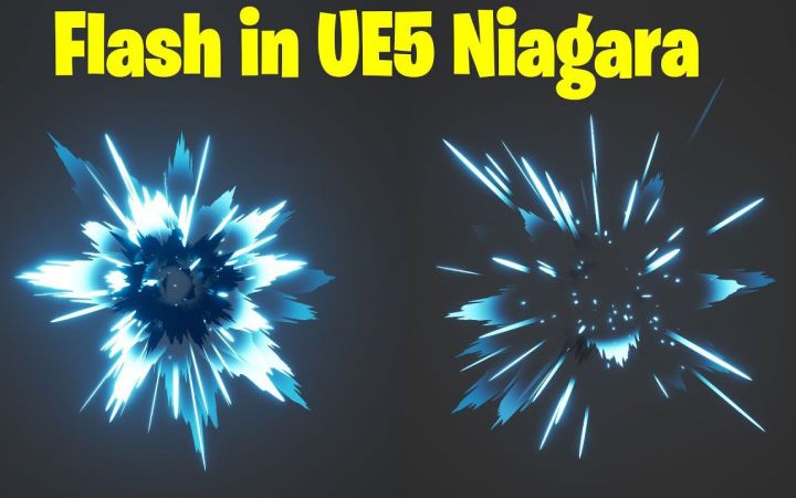 虚幻引擎5中的闪光Flash效果 【UE5 Niagara教程】截图