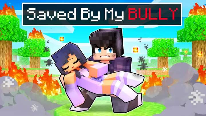 【Aphmau】我的世界里被我的恶霸拯救了!截图