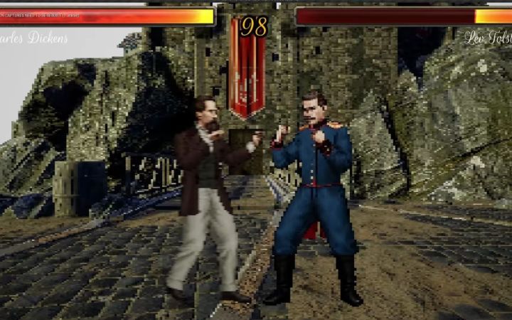 【文 豪 野 拳】 作家格斗游戏《Write 'n' Fight》截图
