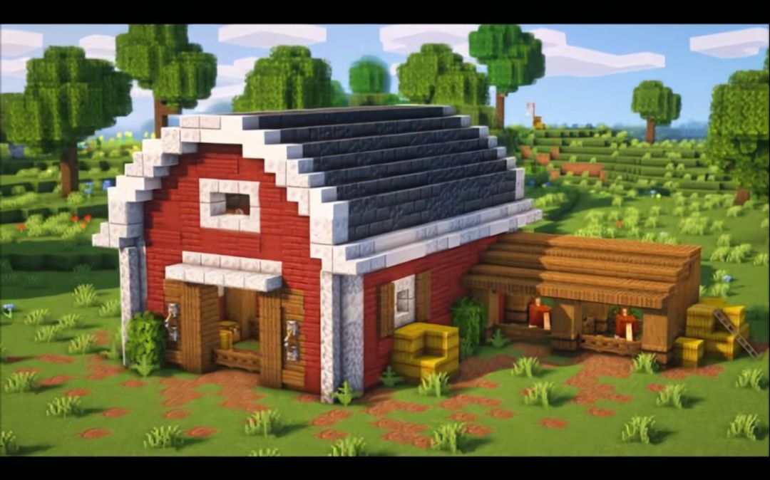 【Minecraft】建造一座谷仓截图