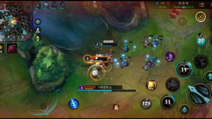 英雄联盟手游:上单男枪拉扯王者凯南#我的游戏topone#截图