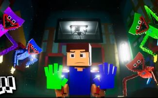 【搬运】W Lab std丨打小hugg第二个游戏镜头-Poppy playtime 2我的世界动画