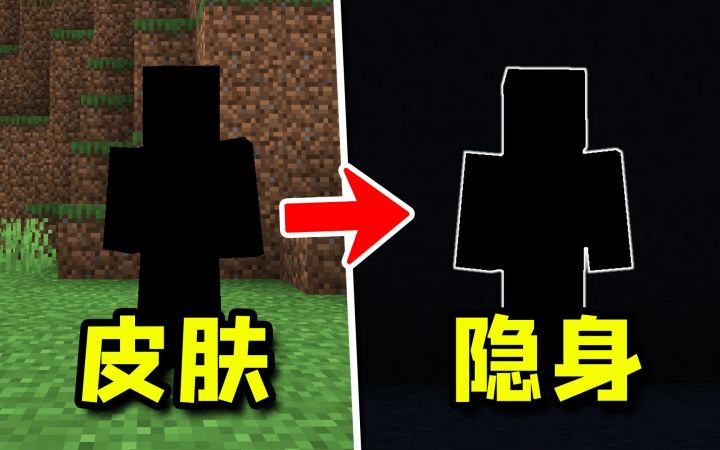 我的世界：如何在物理层面做到隐身？无药水、无模组！截图